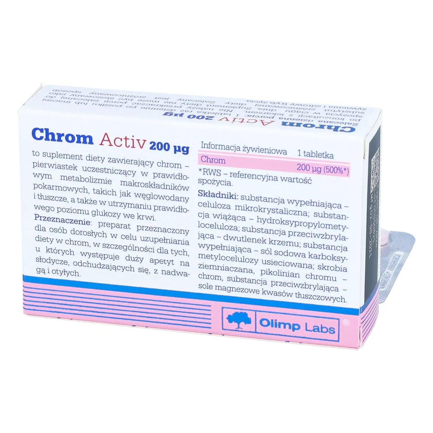 Chromium Active 200ug 60 tabs